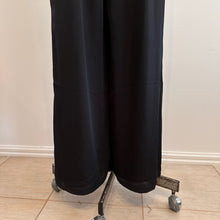 Boohoo Occasion Black Sequin Jumpsuit, V-Neck Wide Leg Evening Wear (UK 14)