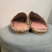 Nancybird Woven Leather Mules – Boho Minimalist Slip-On Flats (EU 39)