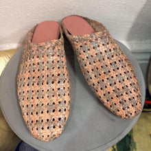 Nancybird Woven Leather Mules – Boho Minimalist Slip-On Flats (EU 39)