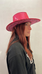 Sequin Embellished Cowboy Hat