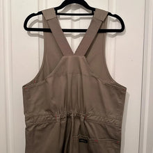 90s Y2K Vintage Bisley Cotton Workwear Jumpsuit – Sleeveless Utility Coveralls, Minimal Brown Boiler Suit