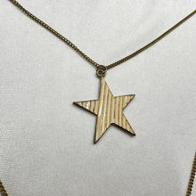Vintage Layered Star & Heart Necklace | Celestial Y2K Pendant Necklace | Romantic Gold Tone Jewelry
