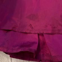 Vintage Nicole Bakti Silk Strapless Gown | Fuchsia Beaded Mermaid Evening Dress Made in USA