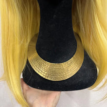 Vintage Hammered Gold Tone Collar Necklace | Bold Statement Bib Choker | Modernist Open Neck Cuff