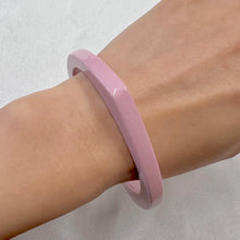 Vintage Pink Geometric Acrylic Bangle Bracelet | Pastel Chunky Angular Bracelet | Retro Y2K Jewelry