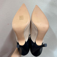 Rochas Black Beige Patent Leather Mary Jane Heels (EU 41) Made in Italy Pumps