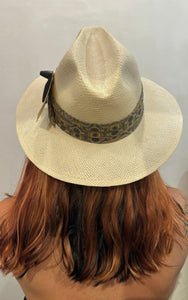 Floral Hatband Panama