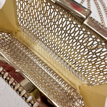 Gold Filigree Box Clutch | Vintage Style Evening Chain Shoulder Bag