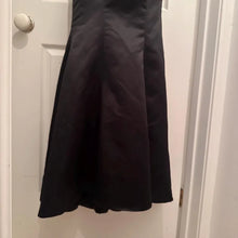 Vintage Black Satin Rhinestone Mermaid Evening Gown / Y2K One Shoulder Formal Maxi Dress / Old Hollywood Glam Prom Dress