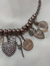 Silver Love Heart Charm Necklace