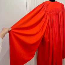 Vintage University of Melbourne Red Academic Gown | Ceremonial Robe Unisex One Size