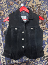 Vintage Mickey & Co. Suede Vest – Embroidered Back, 90s Disney Streetwear