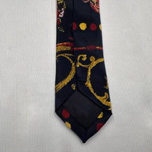 Vintage 1980s Warner Bros. Dapper Novelty Tie Red Navy Character Print