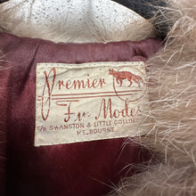 Vintage Genuine Fox Fur Jacket with Original Paw Closures | 1950s–60s Cropped Fur Coat | Made in Melbourne Australia