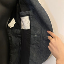G-Star RAW Denim Tailcoat Blazer | Dark Indigo Cotton Jacket | Asymmetric High Low Jacket | Avant Garde Denim Blazer | Size S
