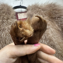 Vintage Genuine Fox Fur Jacket with Original Paw Closures | 1950s–60s Cropped Fur Coat | Made in Melbourne Australia