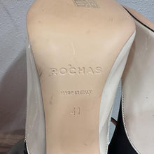 Rochas Black Beige Patent Leather Mary Jane Heels (EU 41) Made in Italy Pumps