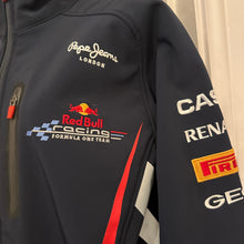 Pepe Jeans Red Bull Racing Formula One Team Softshell Jacket | Women’s Navy F1 Sponsor Jacket | Size S