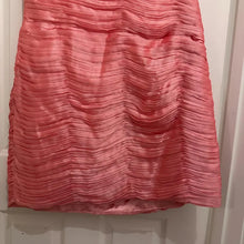 Vintage MAY QUEEN Pink One Shoulder Rosette Cocktail Dress Y2K Prom Dress Size 14