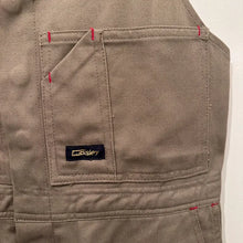 90s Y2K Vintage Bisley Cotton Workwear Jumpsuit – Sleeveless Utility Coveralls, Minimal Brown Boiler Suit