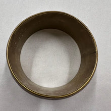 Vintage Wide Brass Tone Etched Bangle | Bohemian Cuff Bracelet | Ornate Floral Engraved Statement Bracelet