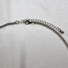 Vintage Star Charm Necklace / Y2K Silver Beaded Necklace / Toggle Clasp Necklace / Dainty Star Jewelry / Layering Necklace