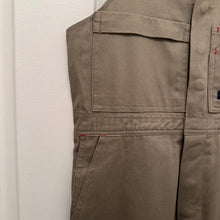 90s Y2K Vintage Bisley Cotton Workwear Jumpsuit – Sleeveless Utility Coveralls, Minimal Brown Boiler Suit