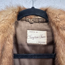 Vintage 1950s Mink Fur Cape Stole | Mid Century Fur Wrap | Shawl Collar Fur Cape | Brown Fur Stol