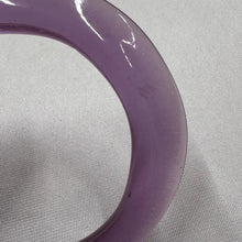 Vintage Translucent Purple Resin Bangle | Lavender Lucite Bracelet | Chunky Acrylic Bangle | Y2K Statement Jewelry