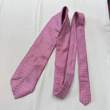 Vintage FRANGI Pink Geometric Silk Tie | Made in Italy | Designer Neckwear | Retro Mens Tie