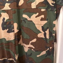 Vintage Woodland Camo Coveralls / Military Style Boiler Suit / Utility Workwear Jumpsuit / Unisex Camouflage One Piece