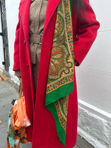 Vintage 80s Target Australia Red Wool Coat – Size 14