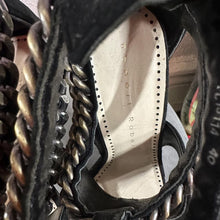 Robert Robert Black Suede Chain Strap Stiletto Heels (EU40)