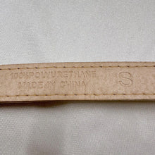 Beige Bow Belt / Vintage Inspired Faux Leather Ribbon Belt / Coquette Statement Waist Belt / Gold Tone Detail