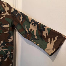 Vintage Woodland Camo Coveralls / Military Style Boiler Suit / Utility Workwear Jumpsuit / Unisex Camouflage One Piece