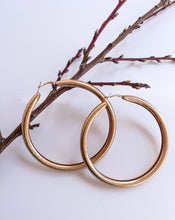 Gold Oversized Hoop Earrings