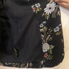 Trelise Cooper Couture Floral Brocade Blazer | Asymmetric Ruffle Jacket | Black Jacquard Statement Blazer | NZ Designer | Size 12