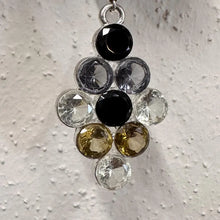 Vintage Rhinestone Cluster Drop Earrings | Silver Tone Statement Jewelry