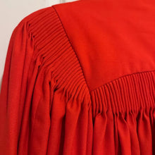 Vintage University of Melbourne Red Academic Gown | Ceremonial Robe Unisex One Size