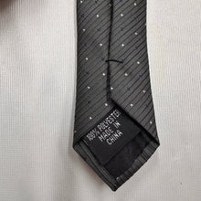 Vintage Van Heusen Slimline Greenish Gray Necktie Speckled Pattern Retro Tie