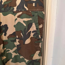 Vintage Woodland Camo Coveralls / Military Style Boiler Suit / Utility Workwear Jumpsuit / Unisex Camouflage One Piece