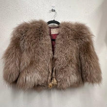 Vintage Genuine Fox Fur Jacket with Original Paw Closures | 1950s–60s Cropped Fur Coat | Made in Melbourne Australia