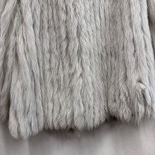 Vintage SAGA FOX Genuine Fox Fur Coat | Ivory Grey Long Hair Fur Jacket