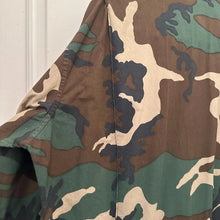 Vintage Woodland Camo Coveralls / Military Style Boiler Suit / Utility Workwear Jumpsuit / Unisex Camouflage One Piece