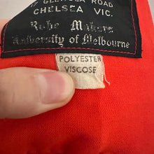 Vintage University of Melbourne Red Academic Gown | Ceremonial Robe Unisex One Size