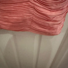 Vintage MAY QUEEN Pink One Shoulder Rosette Cocktail Dress Y2K Prom Dress Size 14