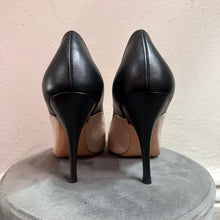 Rochas Black Beige Patent Leather Mary Jane Heels (EU 41) Made in Italy Pumps