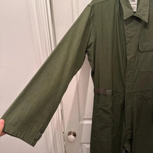 90s Vintage Military Cotton Sateen Boiler Suit – Olive Green Utility Coveralls, Workwear Jumpsuit, Unisex Medium