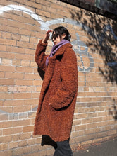 Y2K Brown Faux Fur Teddy Coat