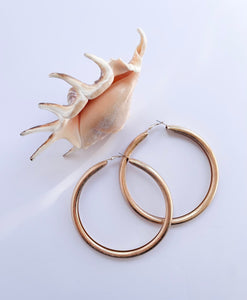 Gold Oversized Hoop Earrings